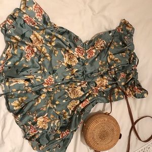 Strapless sexy cute romper